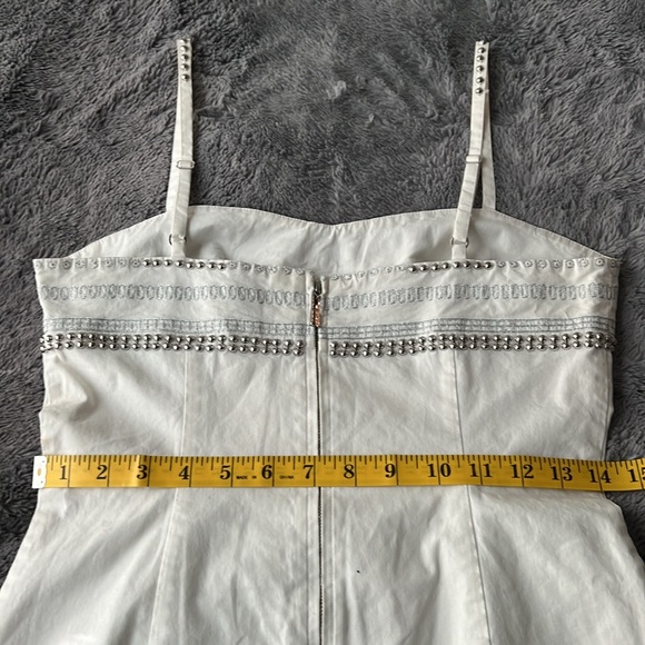 Guess by Marciano White Embellished Dress Size M - Picture 13 of 14